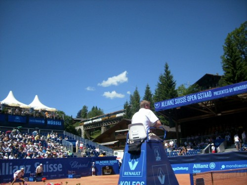 Renault sponsor du tournoi de tennis de Gstaad.